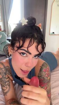 Porno Movie SofiaReyess in Sextoy in the mouth & Tattoo Latina Brunette