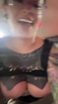 Porn Video AngelaCIanuro in Showing Boobs and Tattoo Solo Natural Big Tits