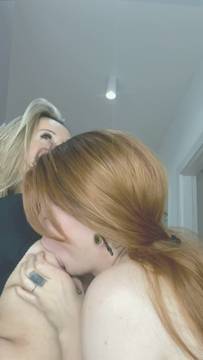 Sex Scenes RoseIvy in Sucking Tits & Lesbian Female Friendly Redhead Blonde