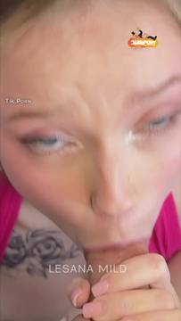 Porn Video LesanaMild in Facial Cum and Big Boobs Sexy Amateur Teen Petite