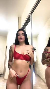 Porn Movie lianasss in Striptease and Brunette Shaved Pussy Tattoo