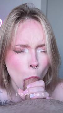 Porn Movie LesanaMild in Blowjob and Teen Sexy Amateur POV Sextape Petite