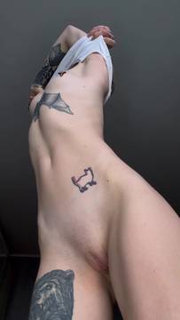 Porn Scenes Striptease with mikki69 & Shaved Pussy Tattoo Naked Small Tits