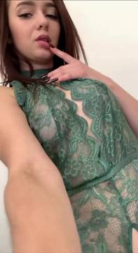 Porn Movie evie_rouge in Teasing and Sexy Lingerie Solo Shaved Pussy