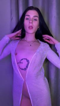 Sex Movie Teasing with AsyaElfiee & Brunette Small Tits Shaved Pussy