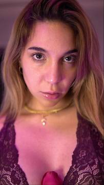 Porn Movie LucianaMilessi in Teasing & Brunette Sexy Lingerie Solo