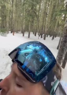#Blowjob in a snowy day outside