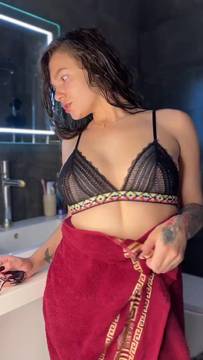 Xxx Movie lilyrush in Teasing and Brunette Sexy Lingerie Solo