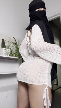 X-Rated Movie AnnaaLittle in Teasing and Solo Hijab Sexy