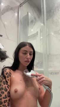 Hot Movie jasminevip in Shower Sex & Tattoo Porn Brunette Shaved Pussy