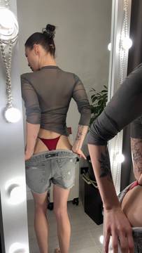 Free Movie Teasing with LinaIvy and Sexy Solo Petite Brunette