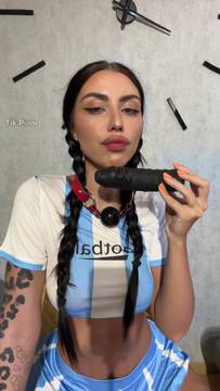 Xxx Movie Sextoy in the mouth with jasminevip & Sexy Nude Brunette Solo