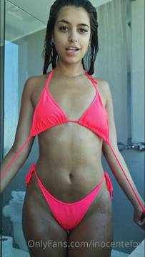 X-Rated Movie INOCENTEFOX in Showing Boobs & Small Tits Solo Brunette Nude