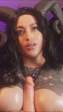 Porn Video AngelaCIanuro in Blowjob and Big Boobs Cosplay Porn Brunette