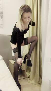 Xxx Movie lilly_blossom in Striptease & Blonde Petite Stockings