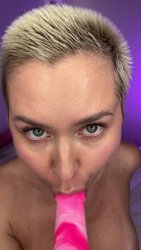 Free Video OhMyLuna in Sextoy in the mouth and Naked Blonde Big Boobs Solo