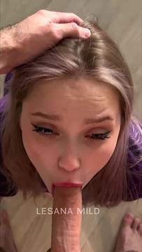 Porn Scenes LesanaMild in Deepthroat and Sexy POV Sextape Petite Teen