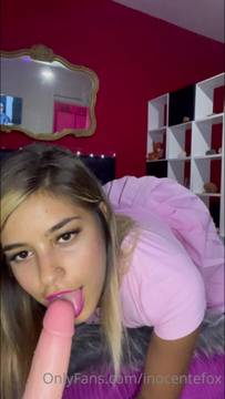 X-Rated Movie INOCENTEFOX in Sextoy in the mouth & Latina Teen Solo