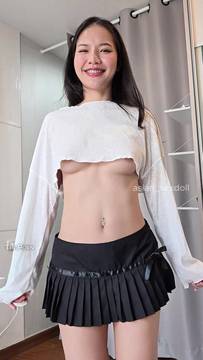 Free Video Asian_Sexdoll in Teasing and Sexy Nude Asian Brunette
