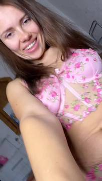 Movie Xxx Ahegao with EliaFire & Brunette Solo Sexy Lingerie