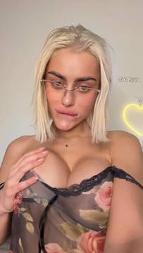 Porn Video ilovealana in Showing Boobs and Sexy Glasses Porn Blonde