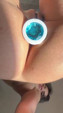 Sex Film Anal Plug with naughtymolly and Petite Small Tits Naked Brunette