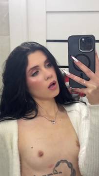 Adult Movie Showing Boobs with AsyaElfiee and Small Tits Sexy Brunette Nude