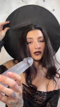 Porn Movie Sextoy in the mouth with Panterita & Curvy & Thick Solo