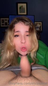 Sucking your cock in pov and slappin my cute face with it