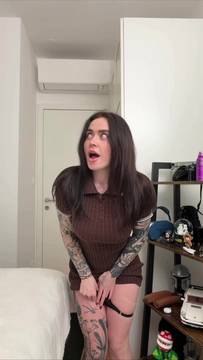 Film Porno Striptease with nikydandelion and Brunette Tattoo Porn Sexy Solo