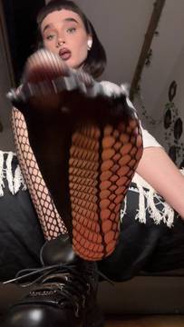 Porno Movie blackkitty in Feet Porn & Stockings Goth Porn Solo