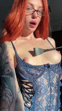 Porno Movie GingerLika in Showing Boobs and Petite Glasses Porn