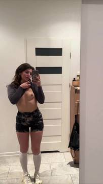 Porn Movie Showing Boobs with alina_shy & Nude Brunette Solo Small Tits