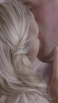 Porno Movie French Kiss by Joymii and Female Friendly Blonde Teen