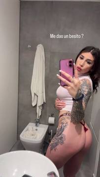 Hot Movie Teasing & Big Ass Tattoo Porn Brunette Sexy Solo