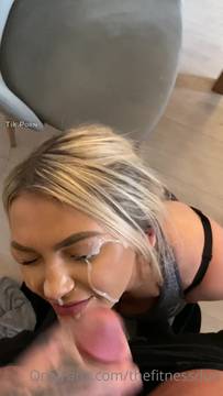 Hot load all over my cute teen face