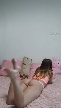 X-Rated Video Teasing with AnnaMilk & Sexy Lingerie Teen Petite Big Ass