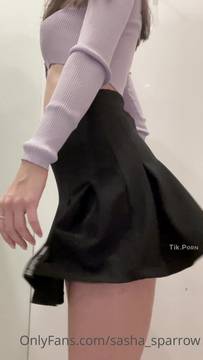 Feeling super cute in my skirt as I show you my body