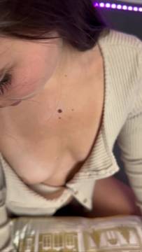 Adult Movie stassyscorpio in Downblouse and Small Tits Sexy Brunette Nude