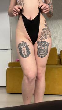 Adult Video Teasing with JanaFoxxyy and Brunette Solo Nude Tattoo Porn