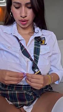 I am one naughty schoolgirl and i can do really bad things