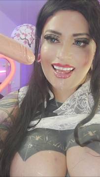 Video X-Rated AngelaCIanuro in Deepthroat & Tattoo Porn Webcam Porn Solo