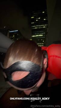 Incredible cosplay sextape on the roof