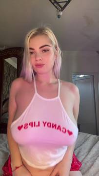 Every inch of me wanted this 😳🫦 #Blonde #18+ Teen #Big Boobs #Solo #Bouncing Boobs