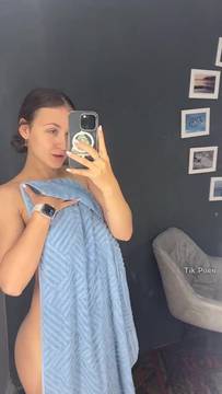 The shadows cling gently to my thighs 😏🔥 #Teen #Solo #Big Boobs #Shaved Pussy #Stockings #Sexy #Bouncing Boobs