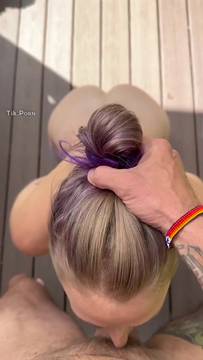 Blonde Deepthroat Pov gagging sloppy