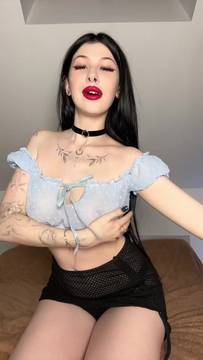 Sex Scenes Teasing with your_miracle & Goth Porn Big Boobs Brunette Sexy