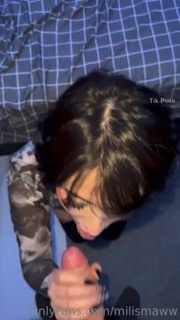 A cute brunette craves my cock so bad