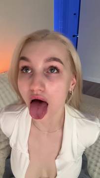 This one hits different bookmark this Big tits heaving as she licks lips