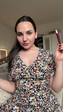 Sex Film KamyNamy in Strapon and Femdom Uniform Porn Stockings